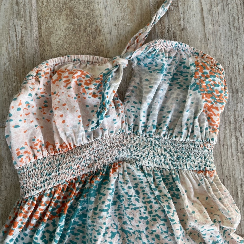 Colorful Strapless Maxi Dress Roxy - Picture 3 of 6